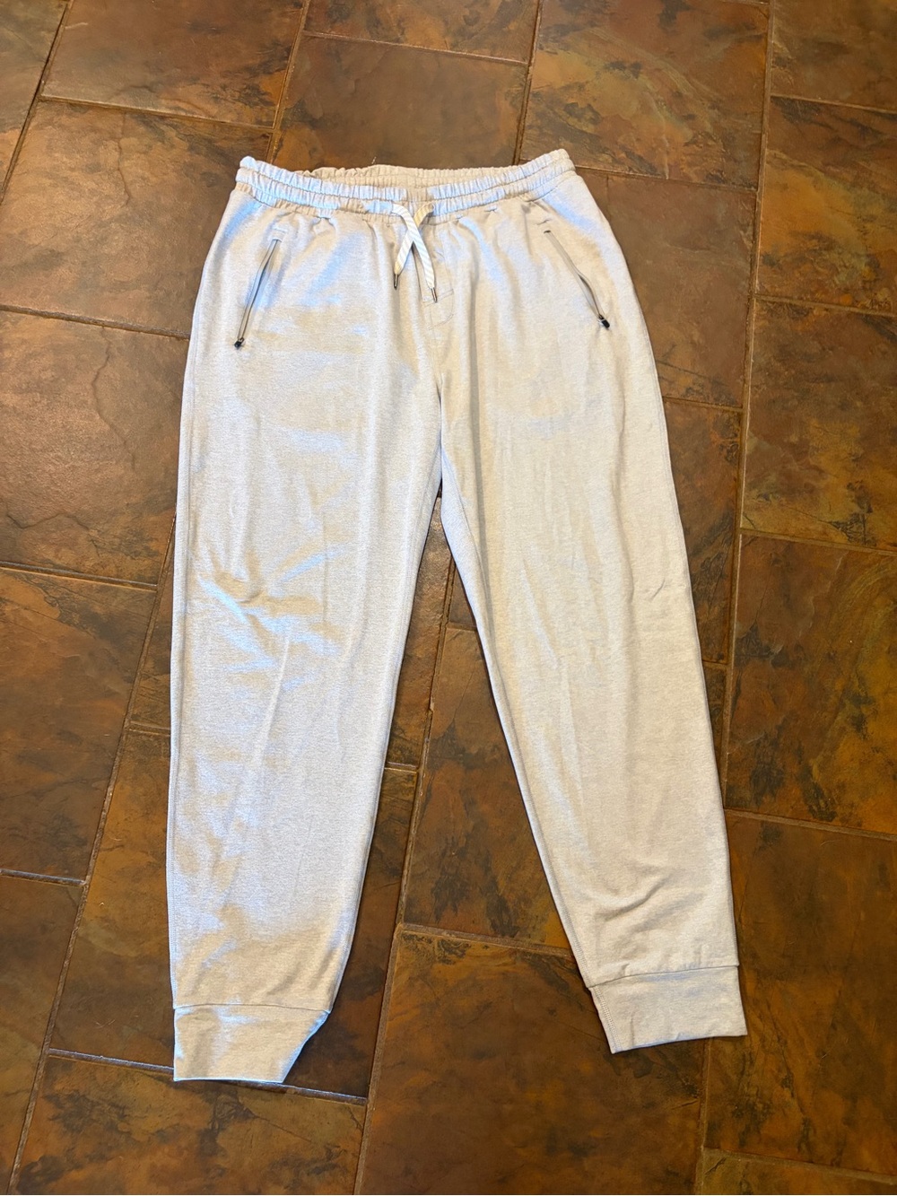 Vuori Light Gray Drawstring Jogger Pants